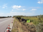 nehoda polského kamionu D1 Ilava-spolupráca Tiso Trenčín